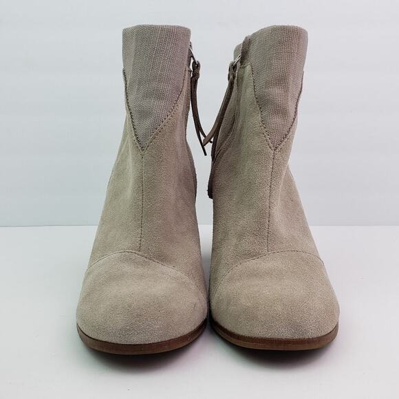 Toms Lunata Womens Size 10 Taupe Suede Zip Up | Mercari Toms Lunata Womens Size 10 Taupe Suede Zip Up 3\